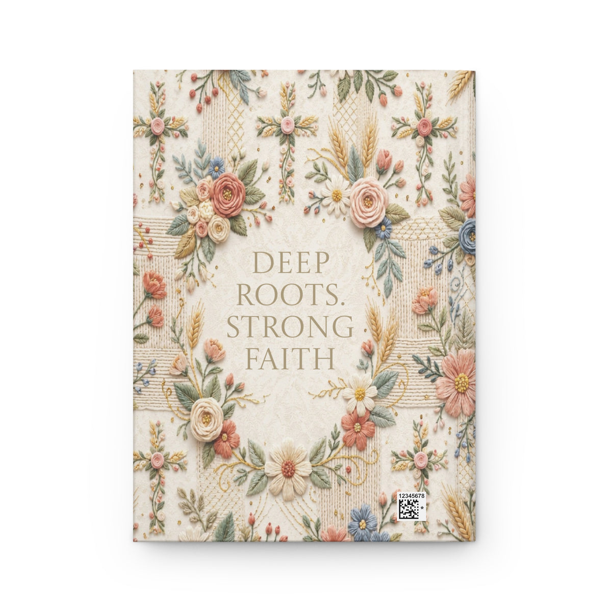 Rooted in Christ Prayer Journal, Christian Floral Faith Notebook for Women, Scripture Reflection and Daily Devotional Journal