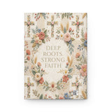 Rooted in Christ Prayer Journal, Christian Floral Faith Notebook for Women, Scripture Reflection and Daily Devotional Journal