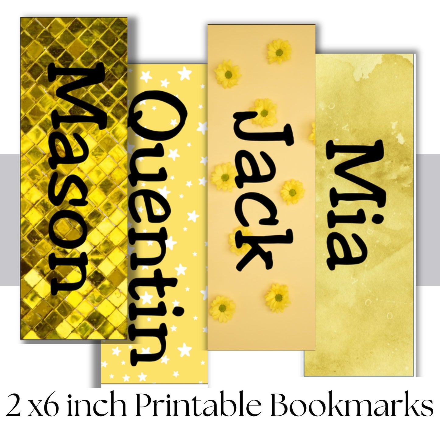 Colors Name Printable Bookmark Canva Template