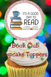 Book Lover Cupcake Topper Printable