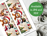 Santa Pringles Label Printables