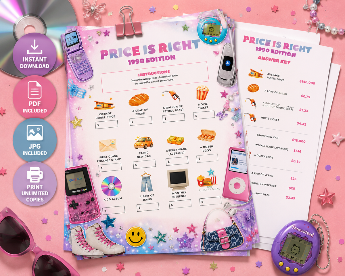 Born in the 1990s Party Games Bundle