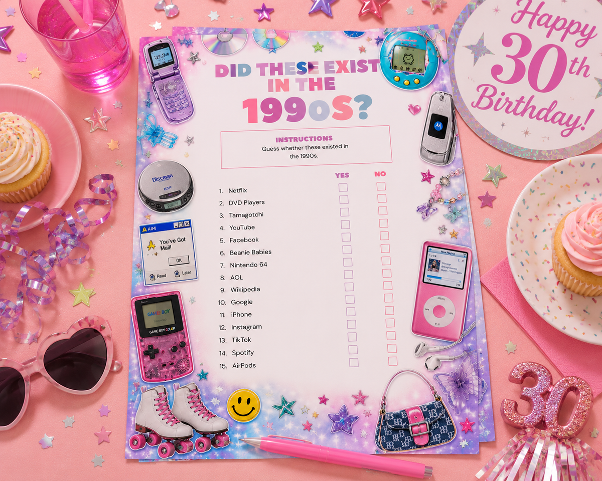 Born in the 1990s Party Games Bundle