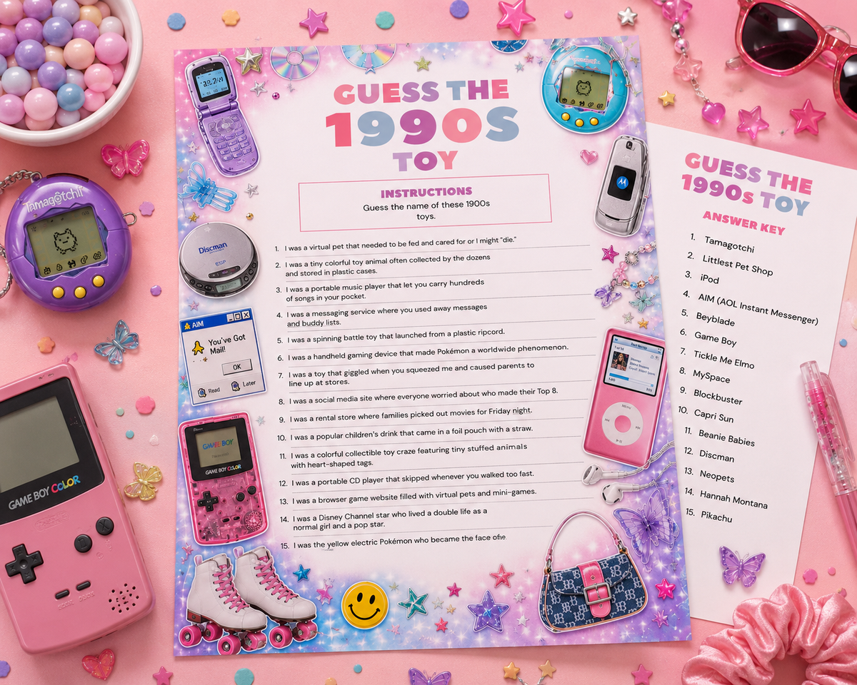 Born in the 1990s Party Games Bundle