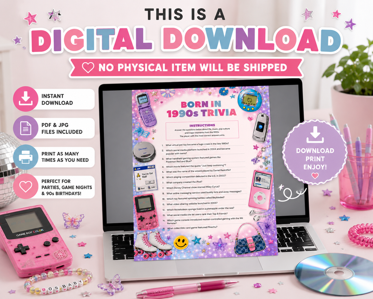 Born in the 1990s Party Games Bundle