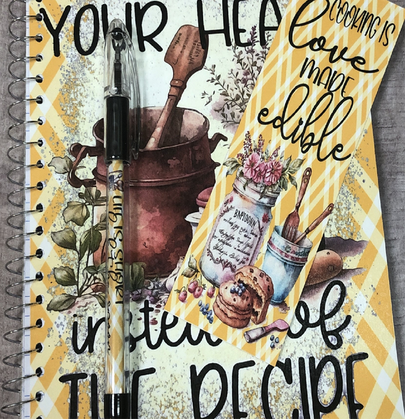 Follow Your Heart Recipe Notebook Gift Set