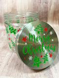 Christmas Trees Candy Jar
