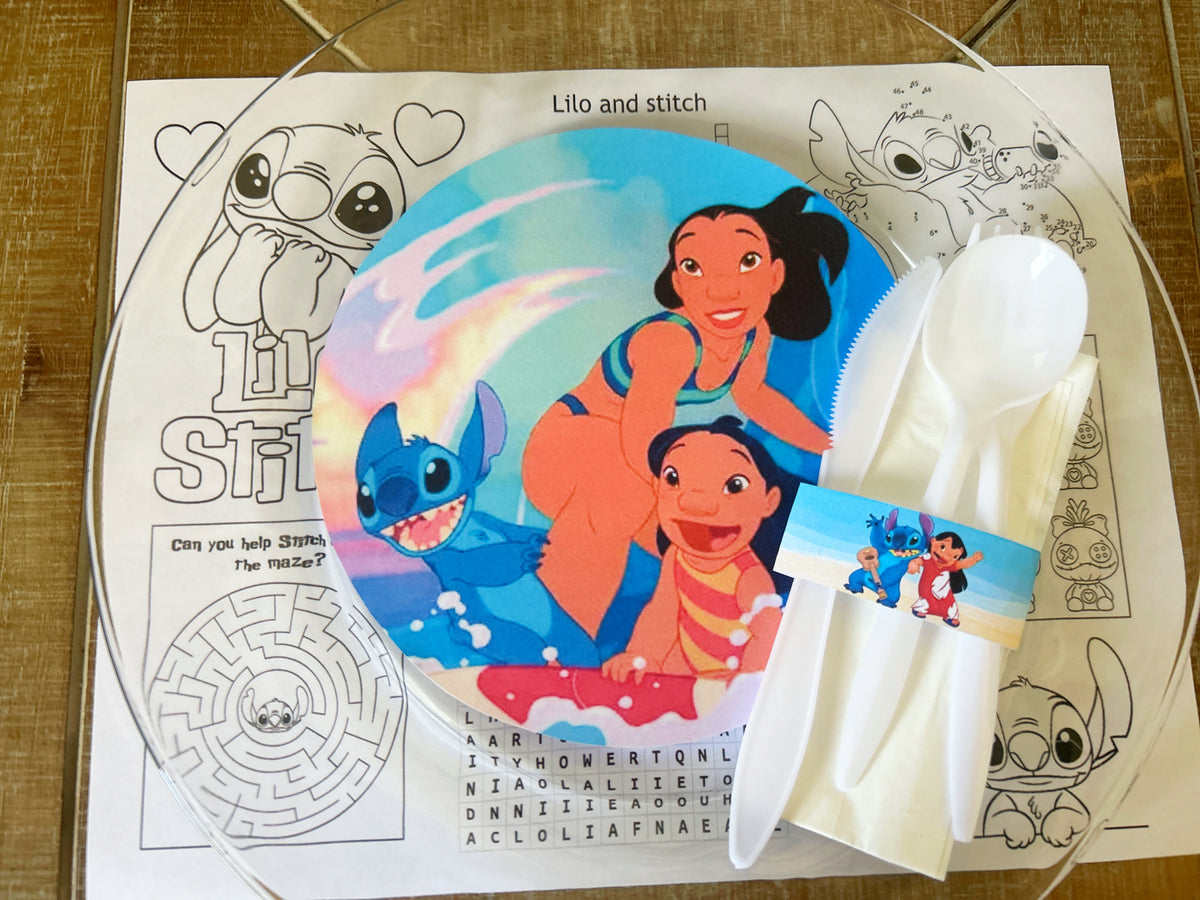 LILO and Stitch Family Dinner and Movie Night Printable Set