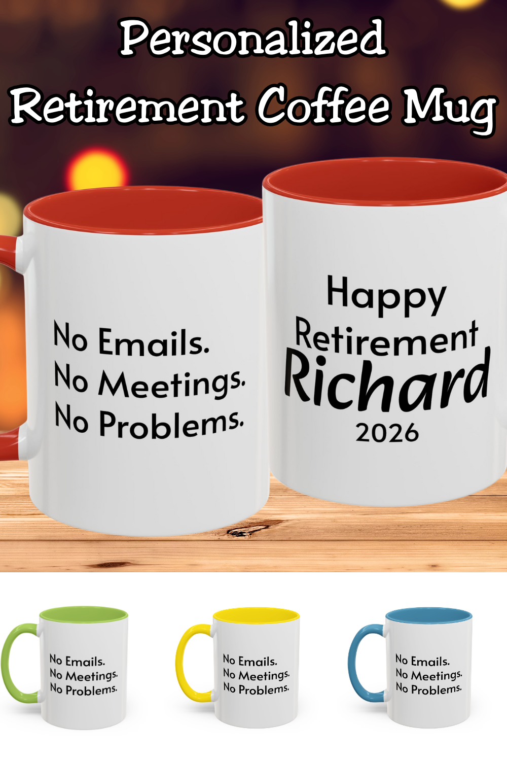 Personalized Retirement Mug