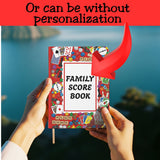 Family Score Book Pesonalizable Journal Notebook