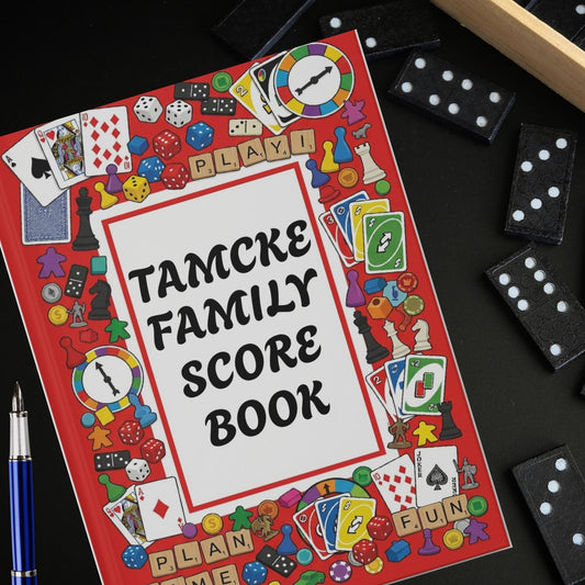 Family Score Book Pesonalizable Journal Notebook