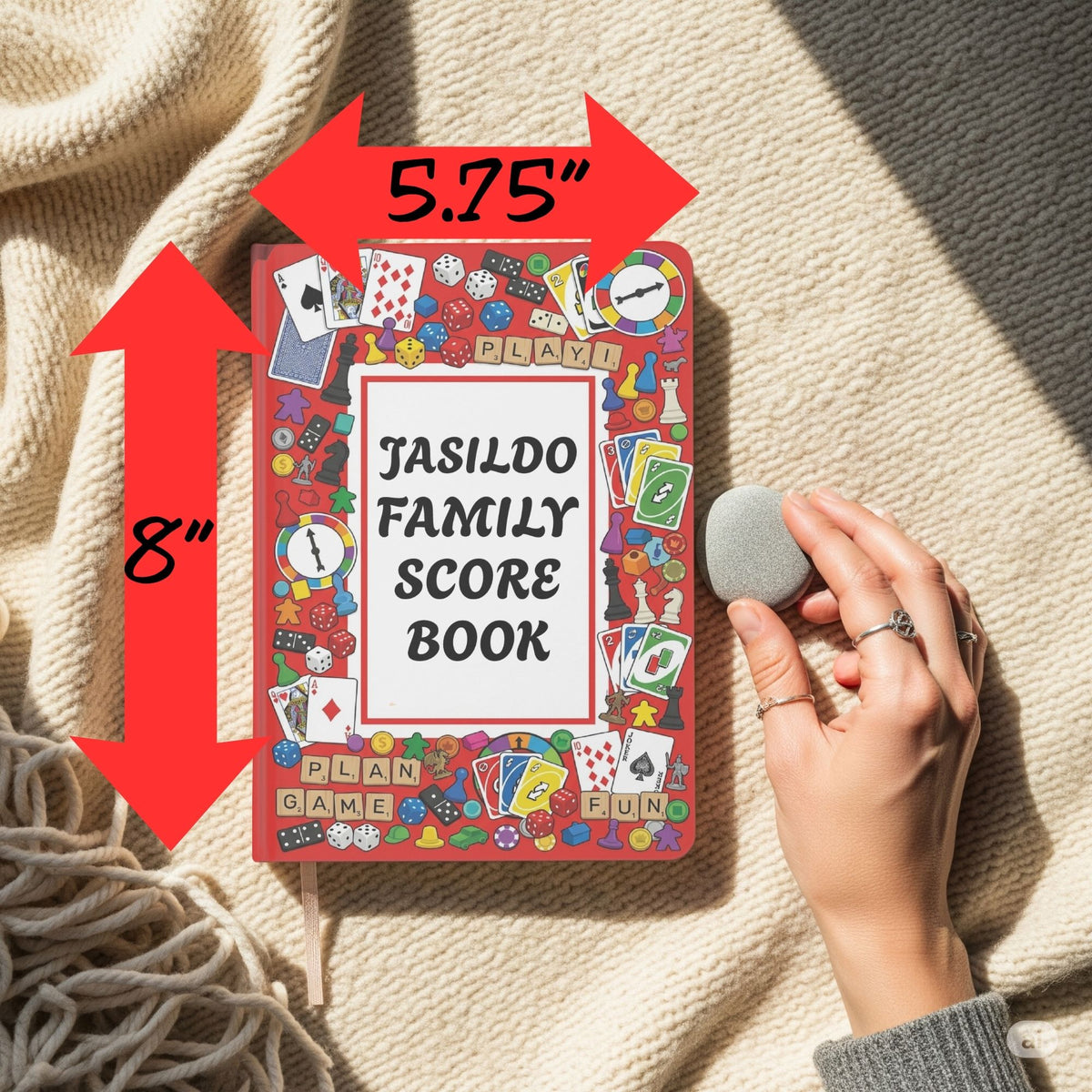 Family Score Book Pesonalizable Journal Notebook