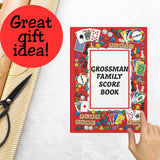 Family Score Book Pesonalizable Journal Notebook