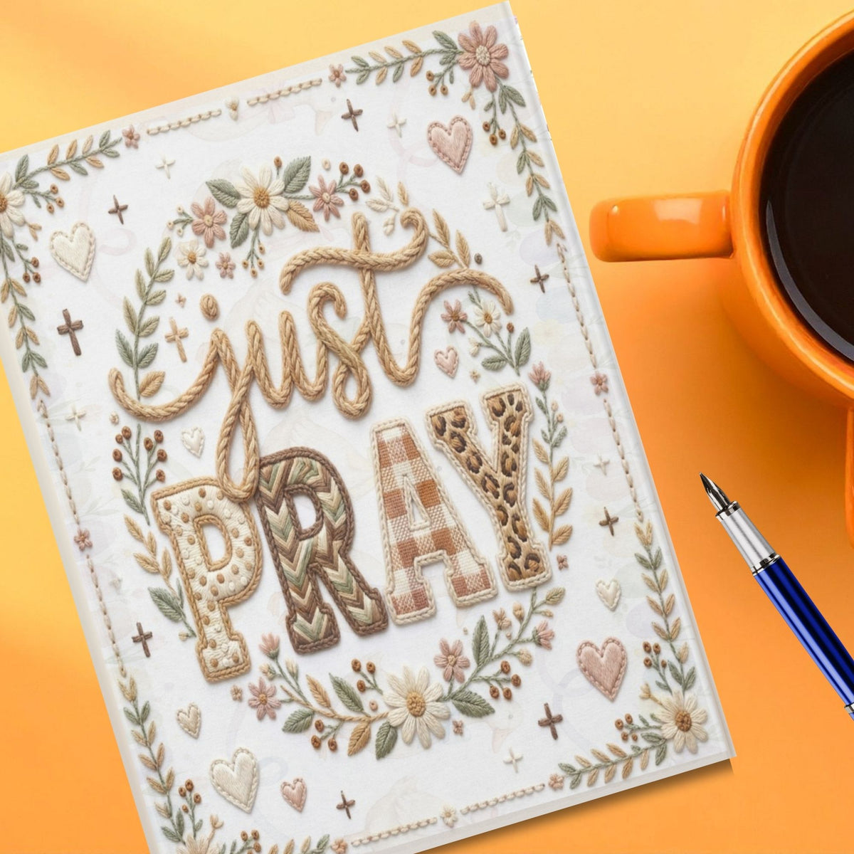 Just Pray Journal – Christian Lined Prayer Notebook