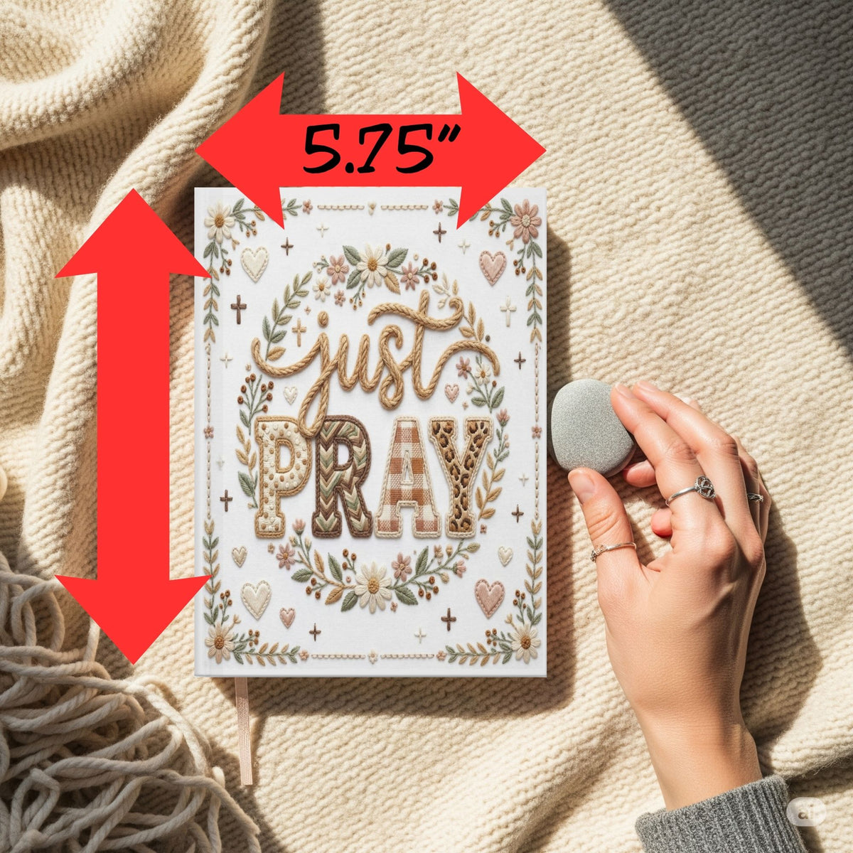 Just Pray Journal – Christian Lined Prayer Notebook