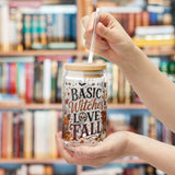 Basic Witches Love Fall Libby Cup Wrap Sipper Glass, 16oz