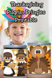Pilgrim Thanksgiving Pringles Label Printable