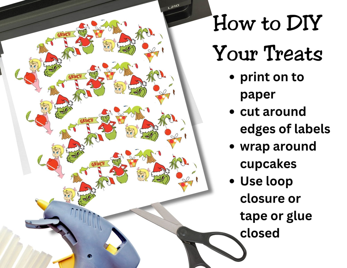 Grinch Cupcake Wrappers