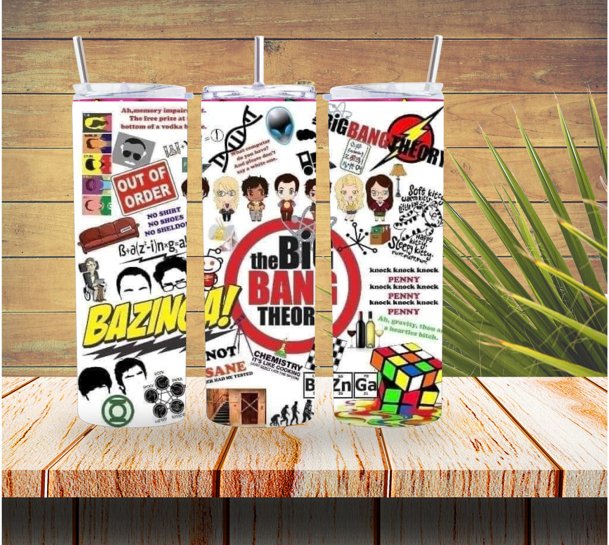 Big Bang Theory 20 ounce Stainless Steel Tumbler   *569