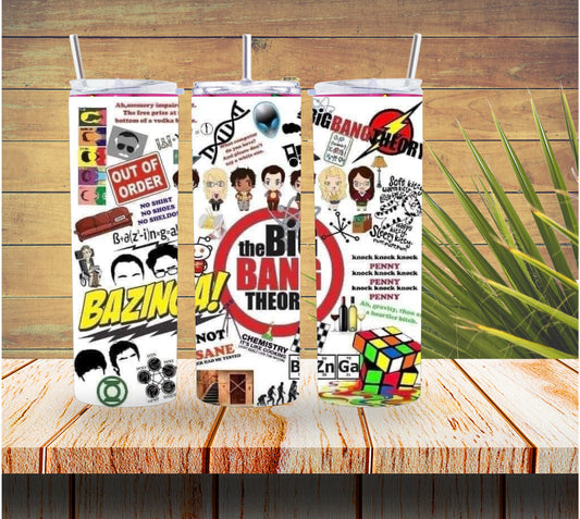 Big Bang Theory 20 ounce Stainless Steel Tumbler   *569