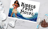 Moana Kisses Printable Candy Bag Topper