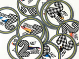 Two Fast 2nd Birthday Cupcake Toppers Printable