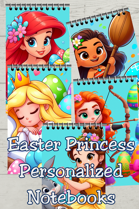 Princess Easter Personalized Notebook Party Favors