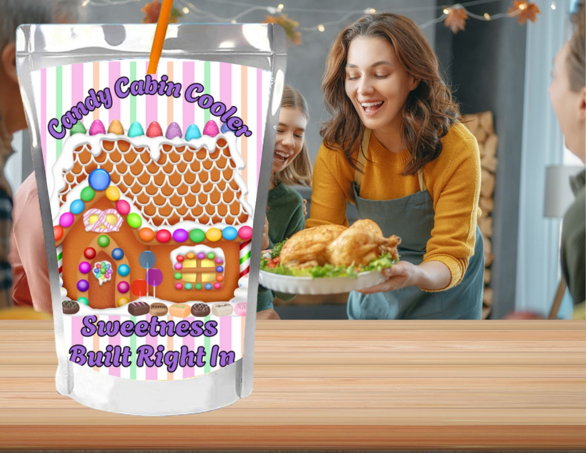 Sweet Gingerbread Capri Sun Label Printable
