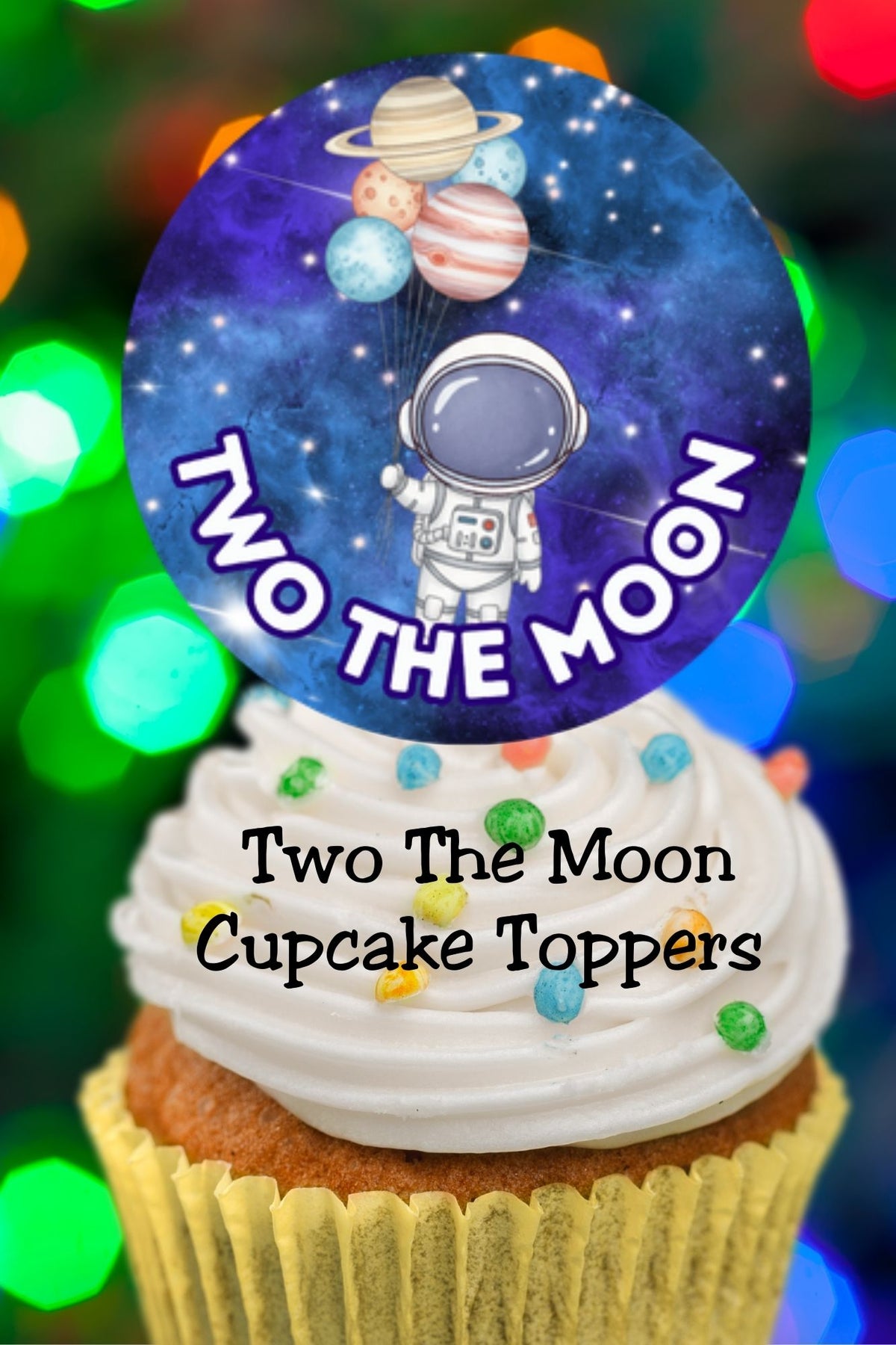 Celebrate turning two with Two the Moon outer space cupcake toppers. This printable party decor is a simple DIY way to upgrade cupcakes for a second birthday space party. Ideal for busy parents planning an astronaut birthday or galaxy-themed toddler party.