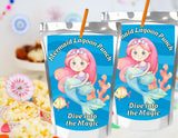 Mermaid Lagoon Punch Capri Sun Label Printable