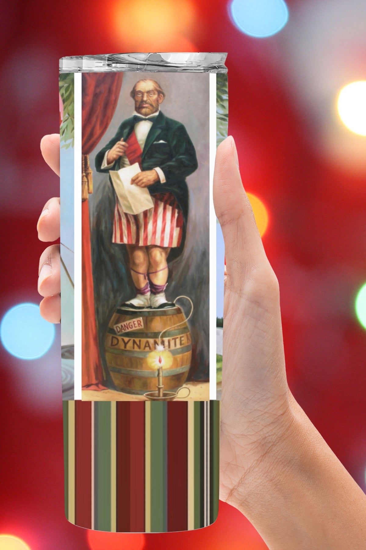 Stretching Room Haunted Mansion Tumbler 20 oz Skinny  *720
