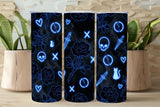 Lights Out Neon Dark Romance Tumbler Design  *868