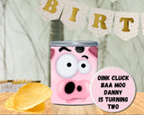 Farm Animal Pringles Labels – Canva Editable Template