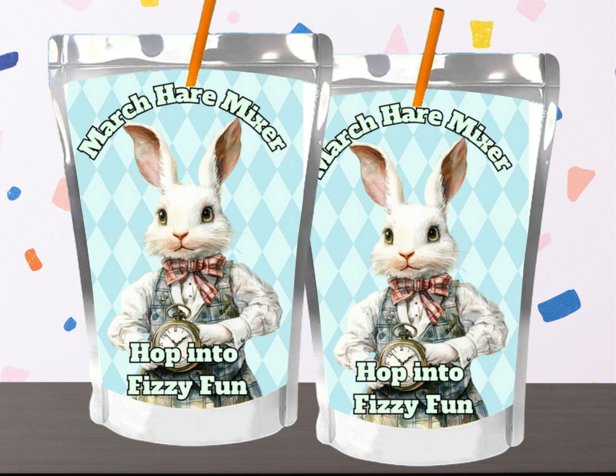 Vintage Alice in Wonderland Capri Sun Printable Label