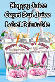 Make Easter drinks extra cute with this bunny ears drink wrapper for Capri Sun juice pouches. A sweet basket stuffer idea for kids Easter parties, classroom treats, or spring celebrations—simple to print and perfect for busy parents and party planners.