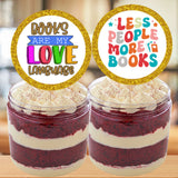 Book Lover Cupcake Topper Printable