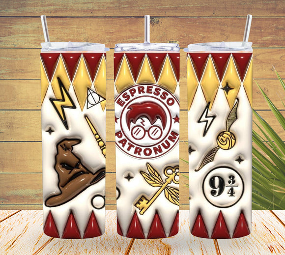 Espresso Patronum 3d Harry Potter Tumbler  *769