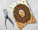 Ice Cream Pennant Banner Printable and Canva Template