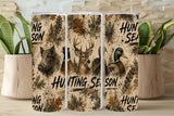 Hunting Season Tumbler and Tumbler Wrap   *1118