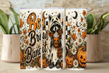 Boo Brew Bandit Ghost Raccoon Tumbler and Tumbler Wrap *1102