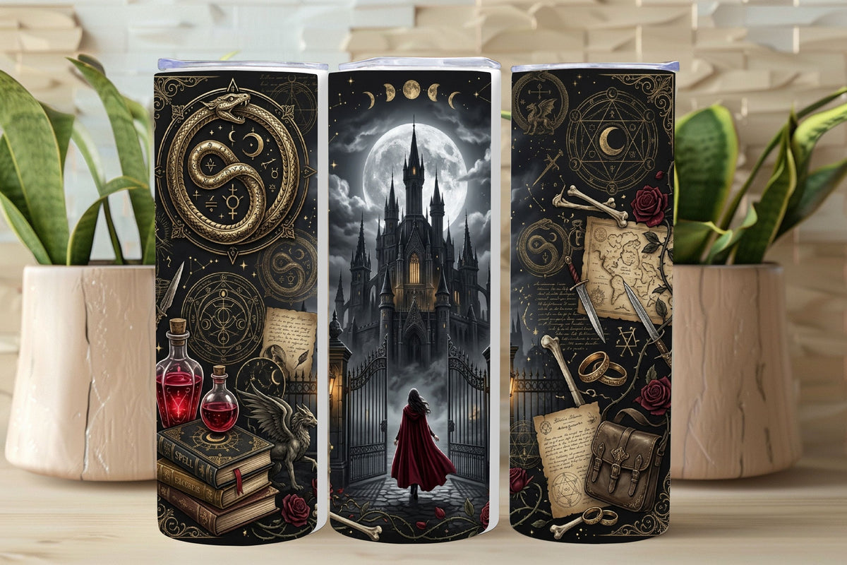 Alchemised Inspired Gothic Fantasy Tumbler and Tumbler Wrap PNG  *1075