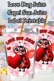 Love Bug Juice Capri Sun Label Printable