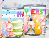 Easter Pringles Can Label & Lid – Bunny Easter Snack Wrap Printable