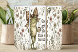 Funny Christian Frog Tumbler and Tumbler Wrap  *1100