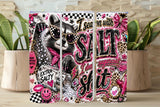 I Season with Salt Tumbler Wrap PNG & 20oz Skinny Tumbler   *1058