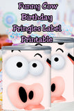 Farm Animal Pringles Labels – Canva Editable Template