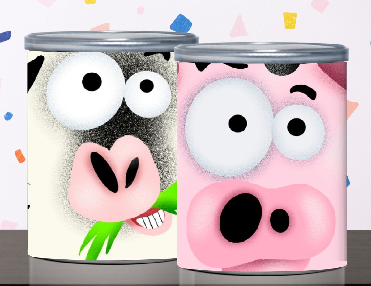 Farm Animal Pringles Labels – Canva Editable Template