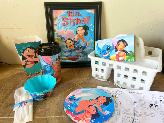LILO and Stitch Family Dinner and Movie Night Printable Set