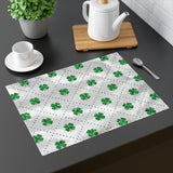 St Patricks Day Four Leaf Clover Placemat