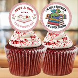 Book Lover Cupcake Topper Printable